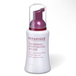 Keranique Thickening and Texturizing Hair Mousse 3.4 fl oz New Sealed NWB